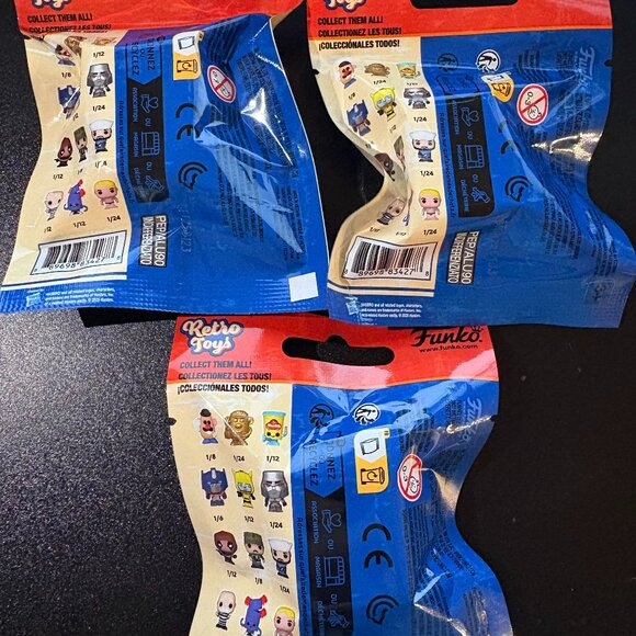 New- Set of three Funko Bitty Pop- Retro Toys - Picture 2 of 2